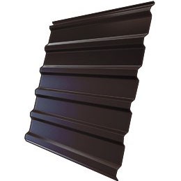 Фото Профнастил С20 Профнастил Grand Line C20 Pe 0.5 мм RAL 8017 двухсторонний
